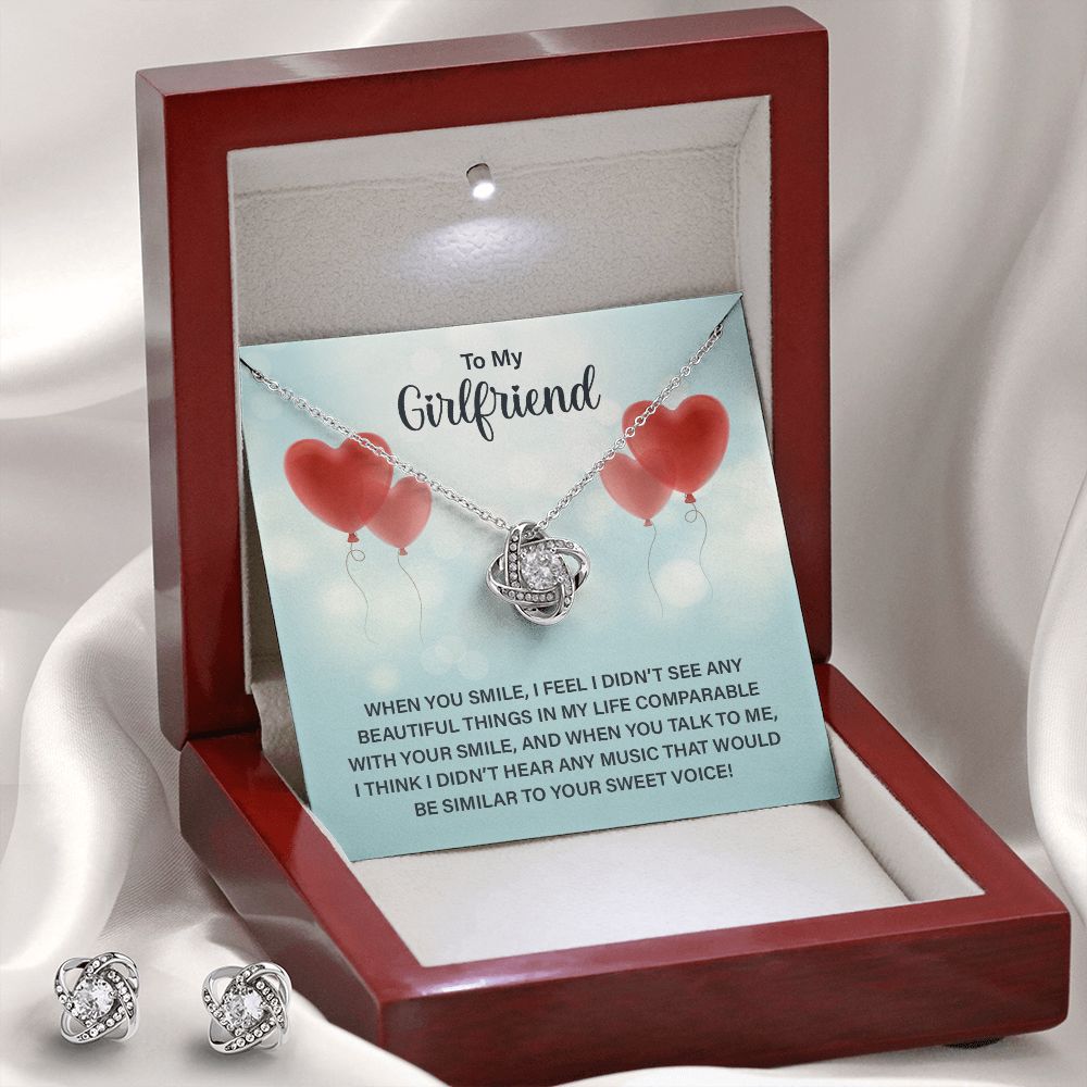 Love Necklace For My Girlfriend with love