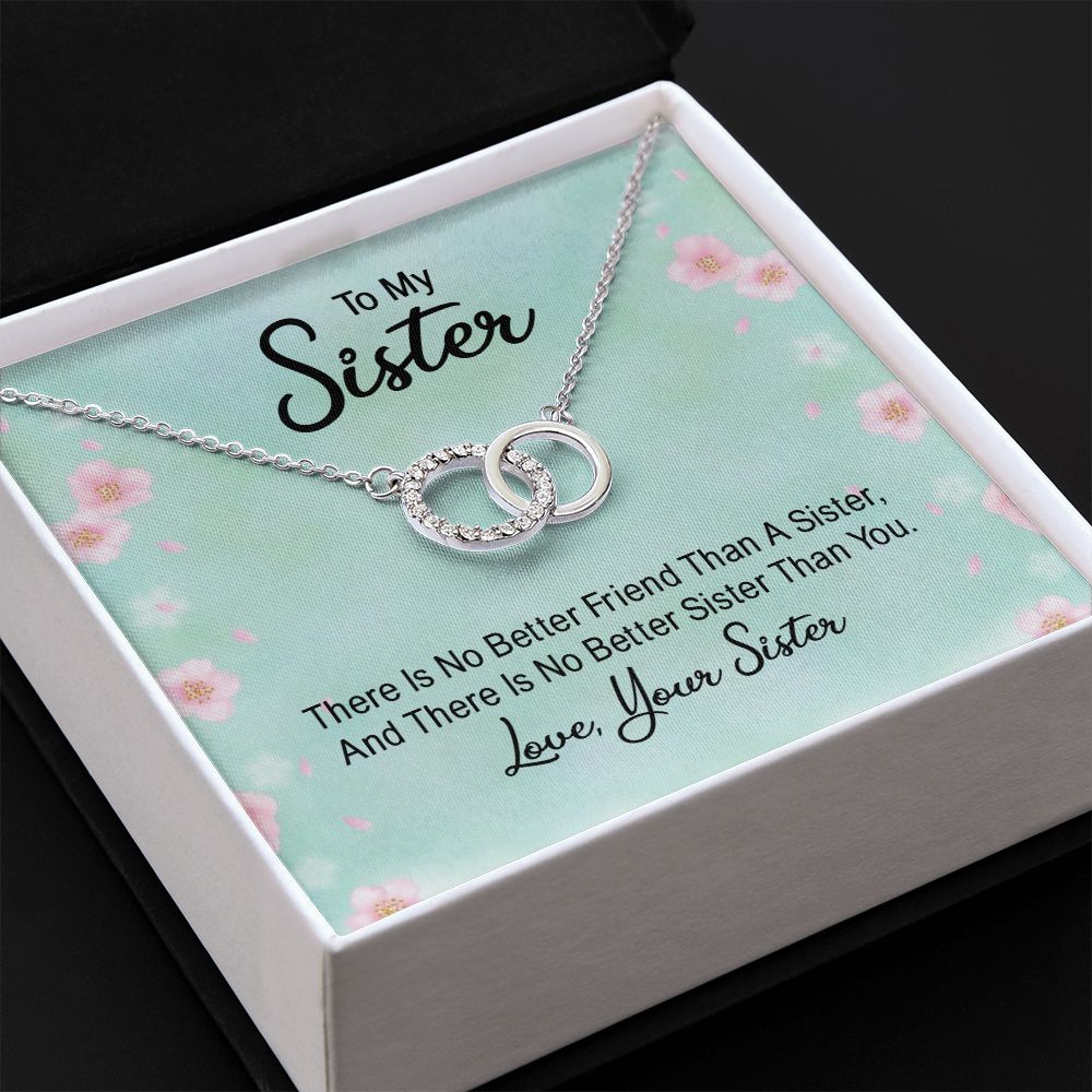 Perfect Pair Love Necklace For Sister