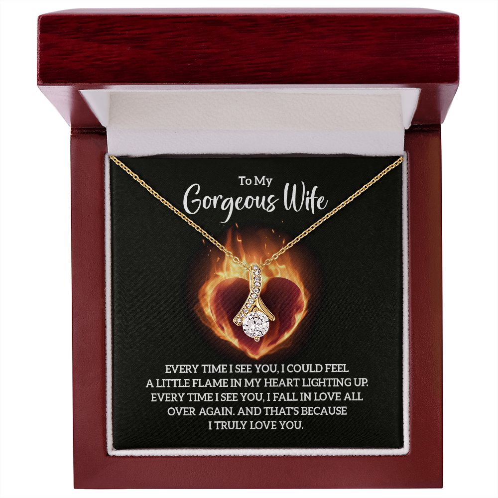 Alluring Beauty Love Necklace For Wife