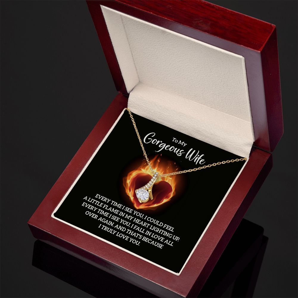 Alluring Beauty Love Necklace For Wife