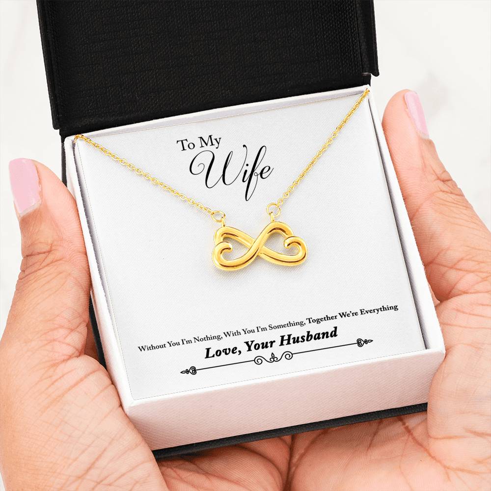 To My Wife 3D Love Pendant Necklaces