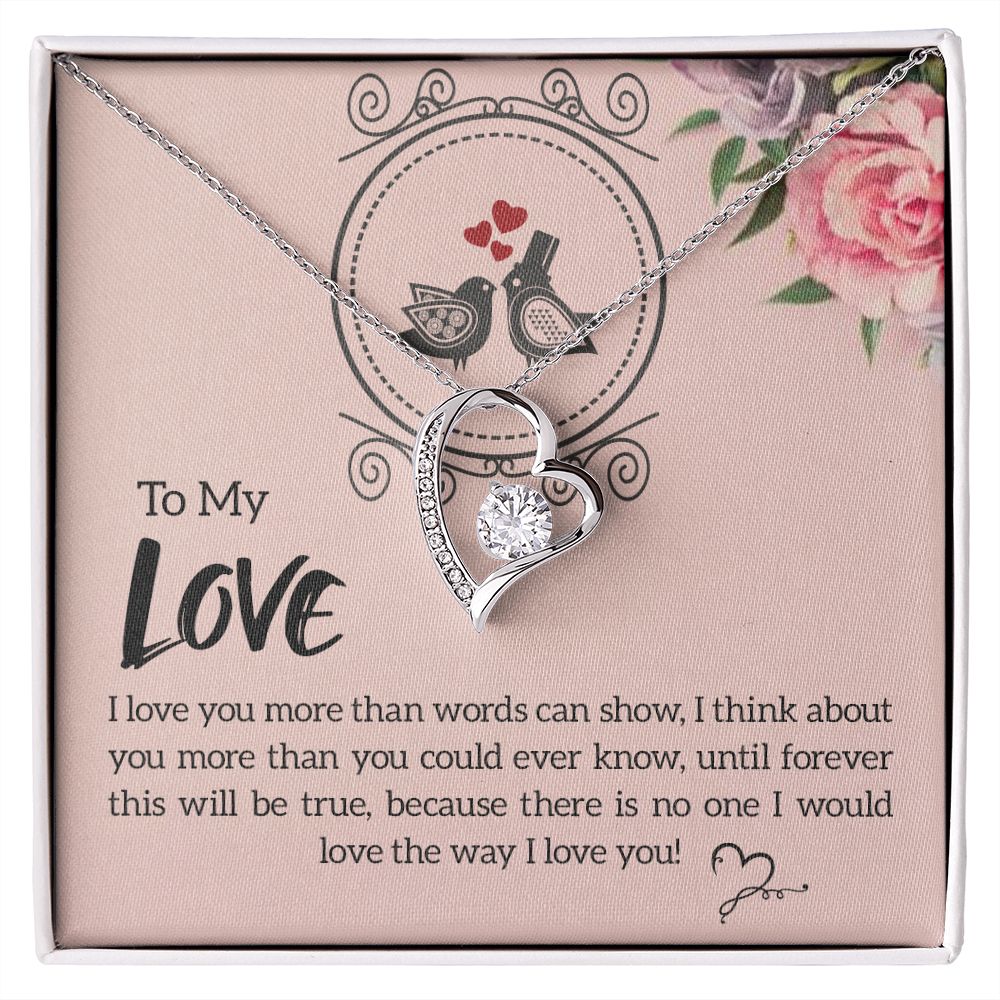 Forever Love Necklace For My Love