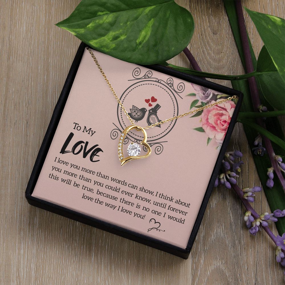 Forever Love Necklace For My Love