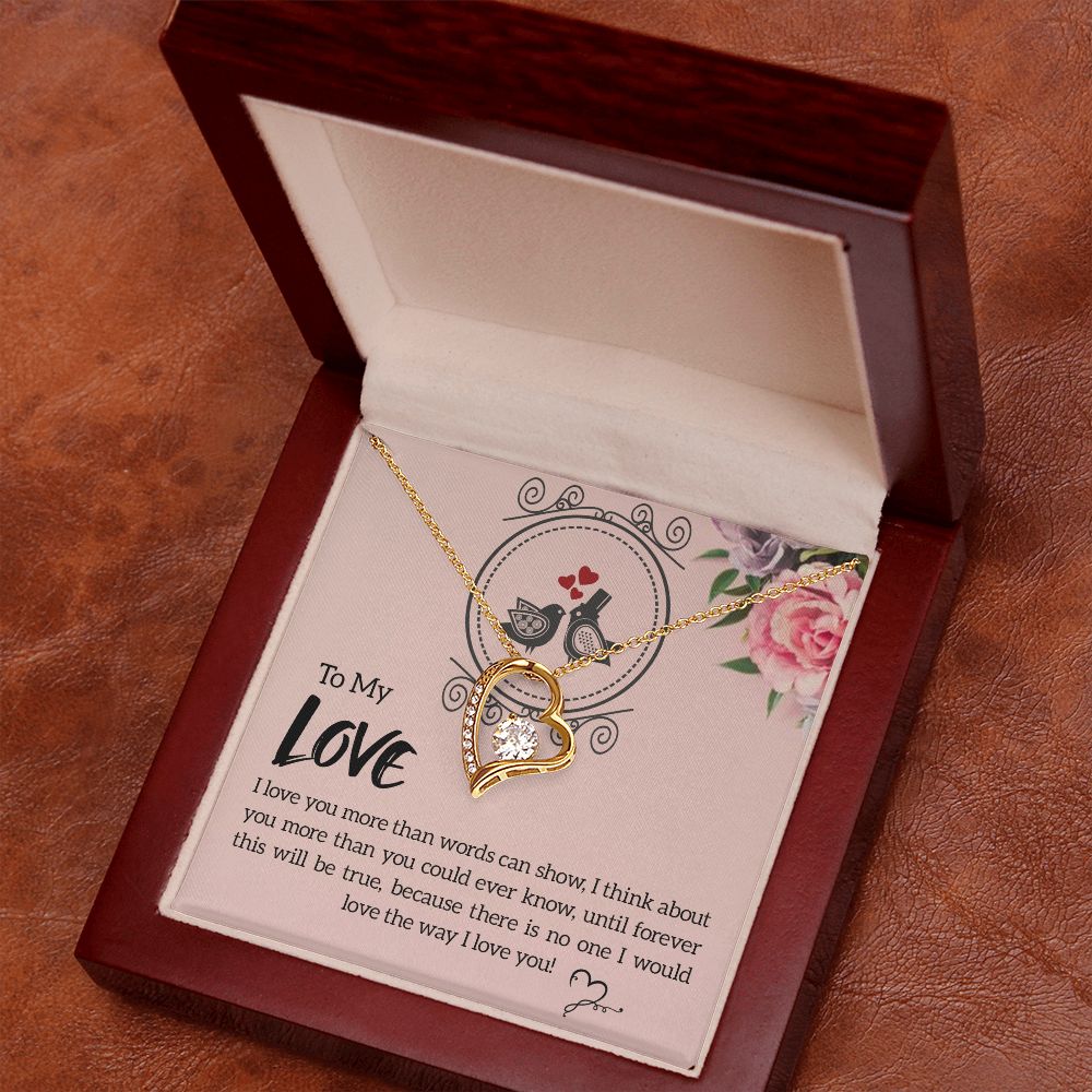 Forever Love Necklace For My Love