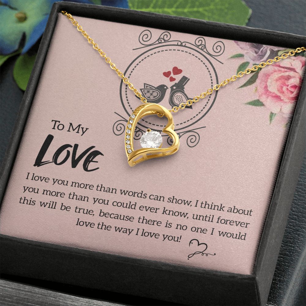 Forever Love Necklace For My Love