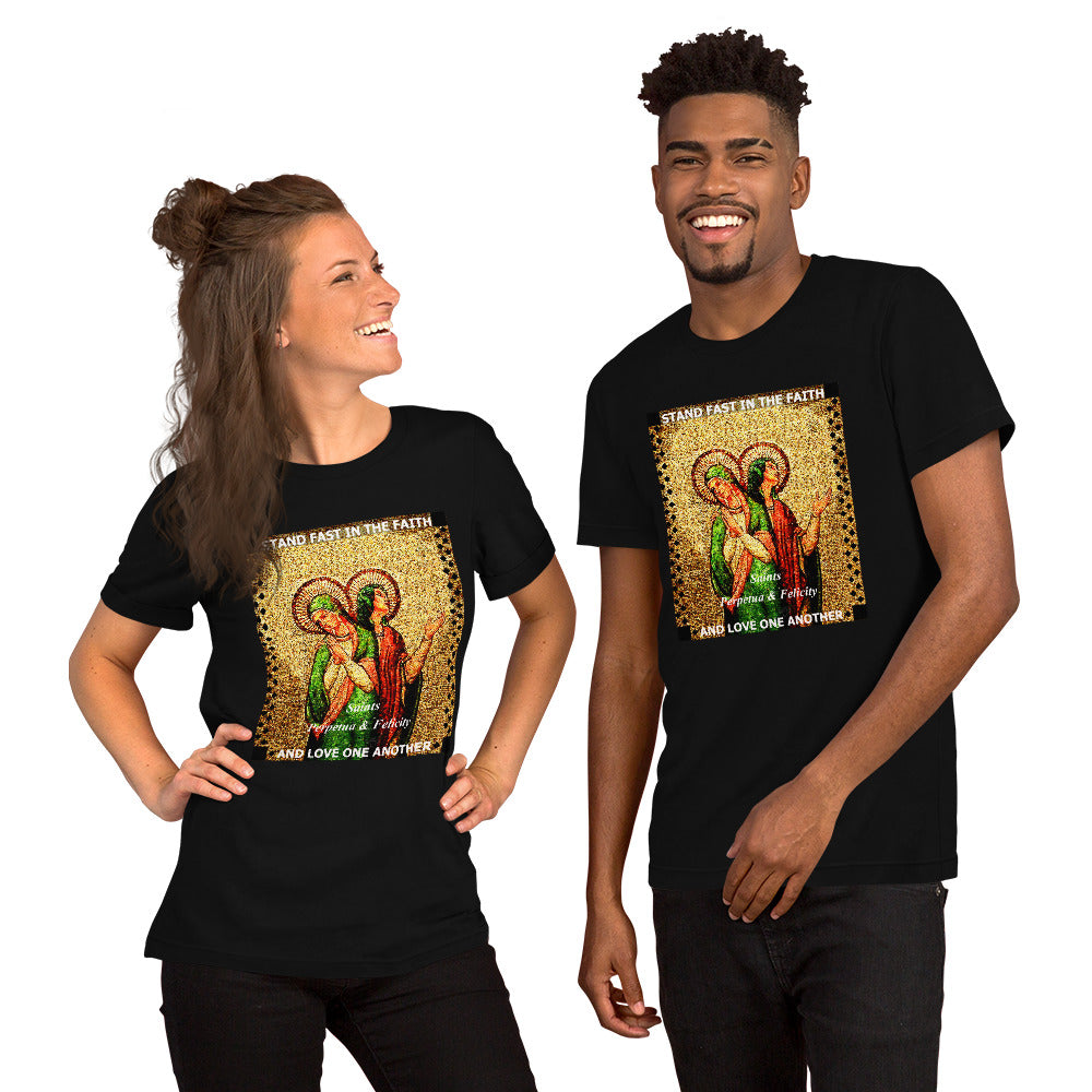 Sts Perpetua and Felicity Short-Sleeve Unisex T-Shirt (CT) - Trending Novelties & Gifts