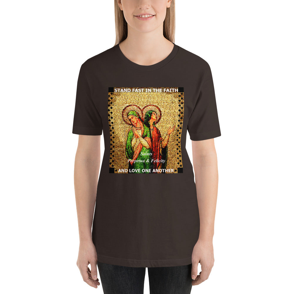 Sts Perpetua and Felicity Short-Sleeve Unisex T-Shirt (CT) - Trending Novelties & Gifts