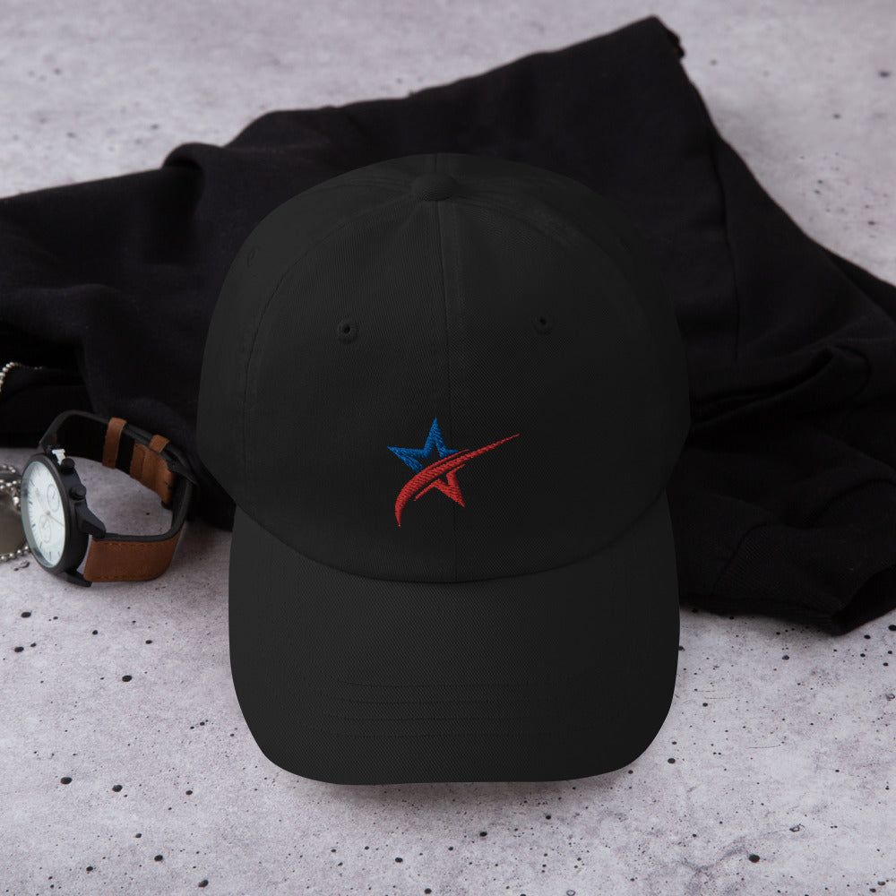 Star Spangled Embroidered Cap Dad hat
