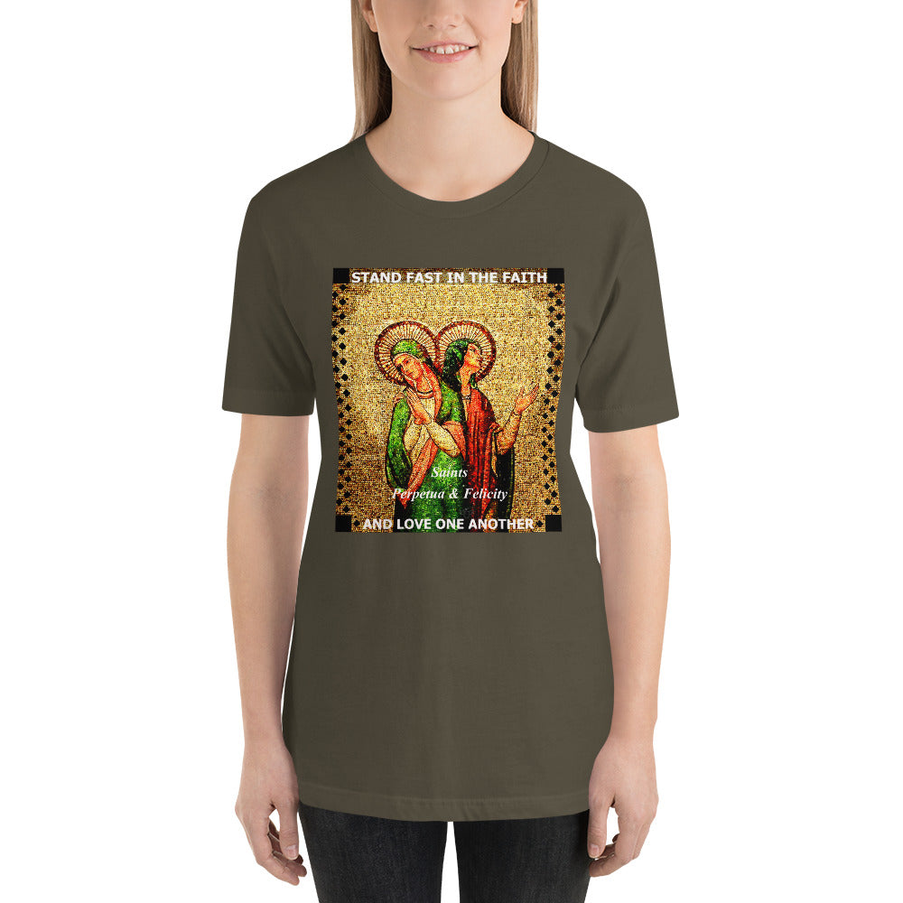 Sts Perpetua and Felicity Short-Sleeve Unisex T-Shirt (CT) - Trending Novelties & Gifts