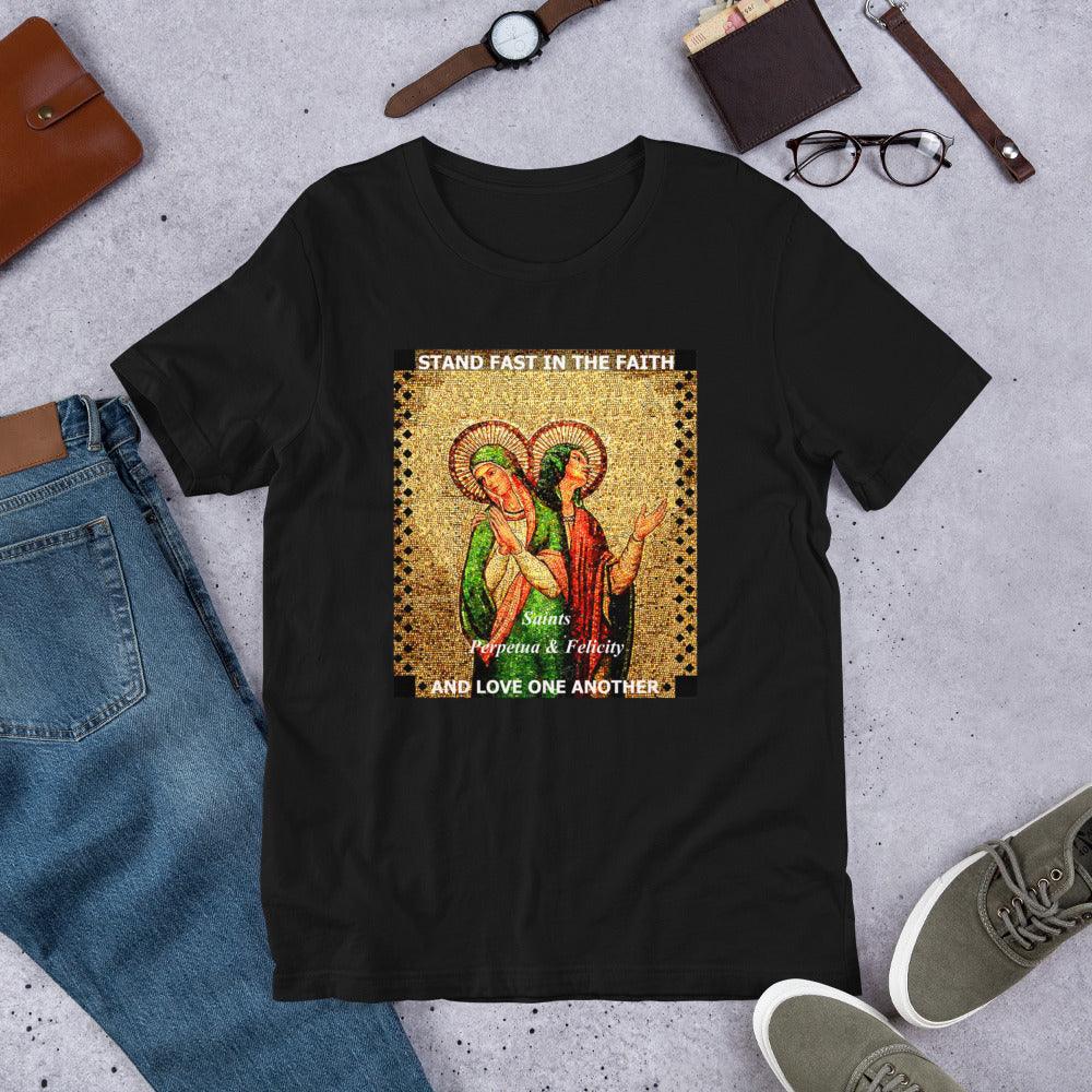 Sts Perpetua and Felicity Short-Sleeve Unisex T-Shirt (CT) - Trending Novelties & Gifts