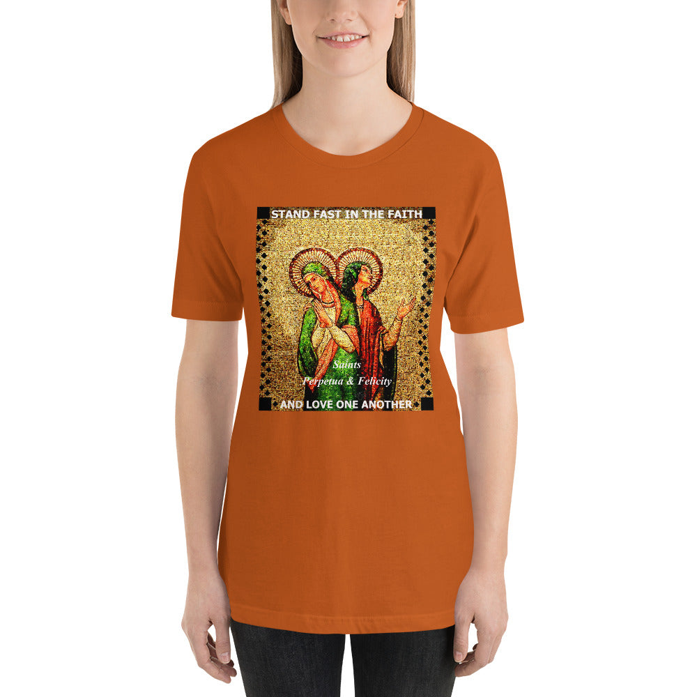 Sts Perpetua and Felicity Short-Sleeve Unisex T-Shirt (CT) - Trending Novelties & Gifts
