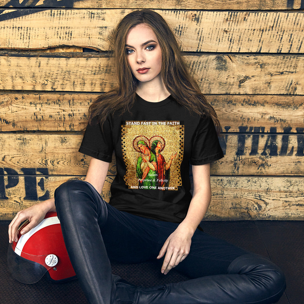Sts Perpetua and Felicity Short-Sleeve Unisex T-Shirt (CT) - Trending Novelties & Gifts