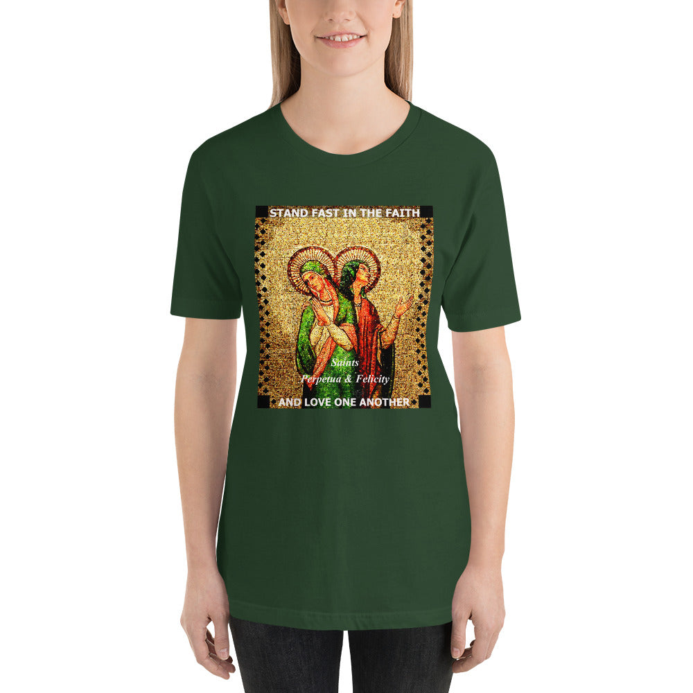 Sts Perpetua and Felicity Short-Sleeve Unisex T-Shirt (CT) - Trending Novelties & Gifts