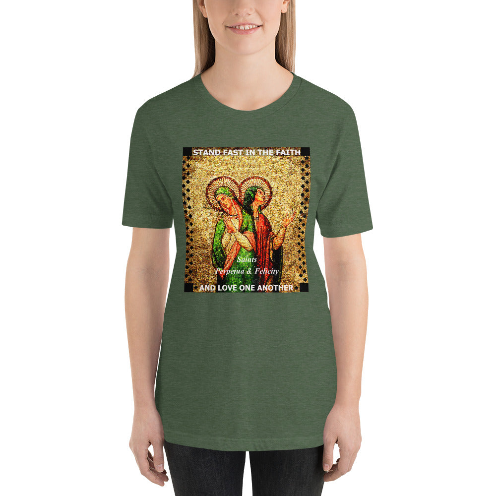 Sts Perpetua and Felicity Short-Sleeve Unisex T-Shirt (CT) - Trending Novelties & Gifts