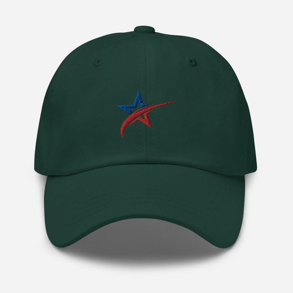 Star Spangled Embroidered Cap Dad hat