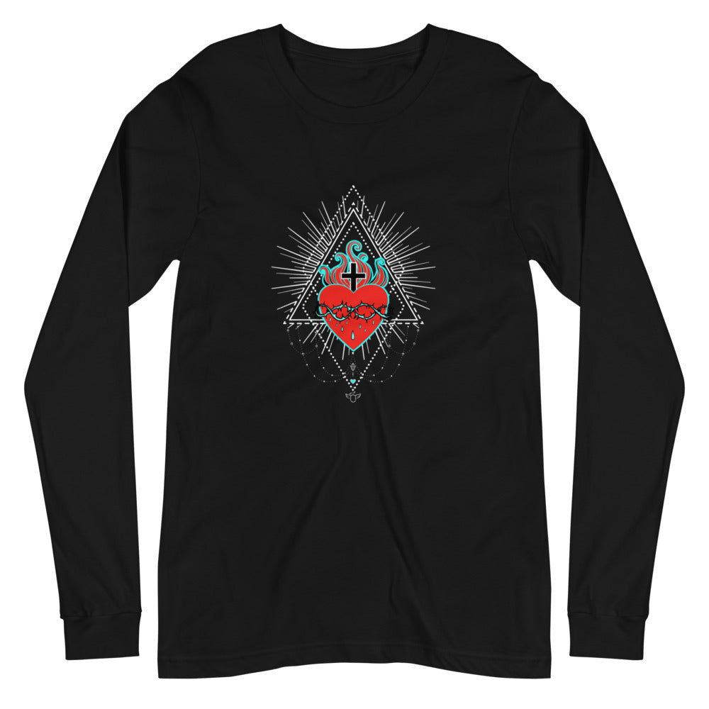 Sacred Heart Jesus Unisex Long Sleeve Tee