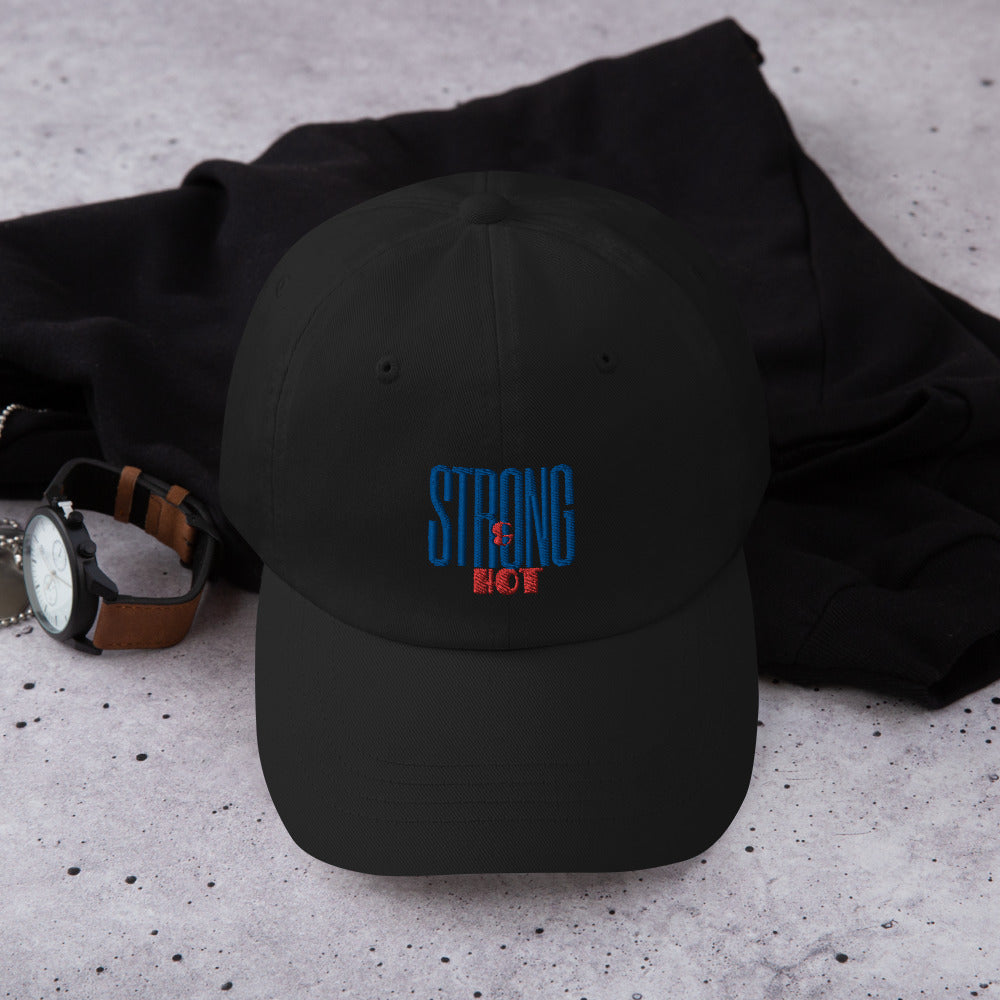 Strong and Hot Embroidered Cap Dad hat