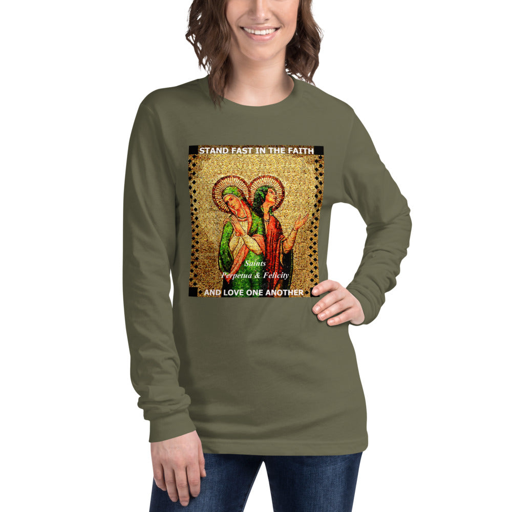 Sts Perpetua and Felicity Long Sleeve Tee