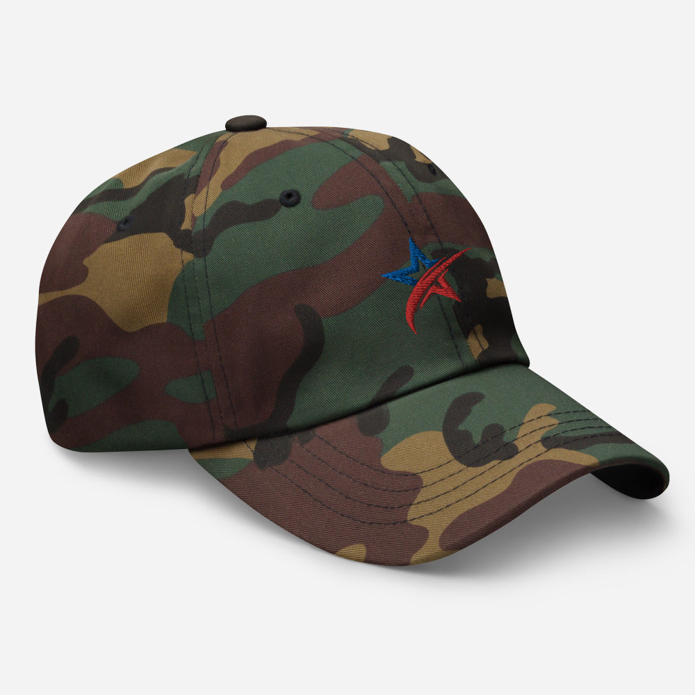 Star Spangled Embroidered Cap Dad hat