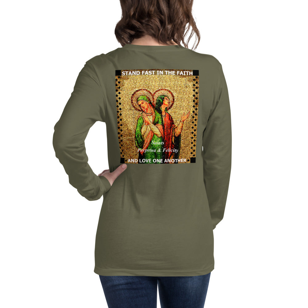 Sts Perpetua and Felicity Long Sleeve Tee