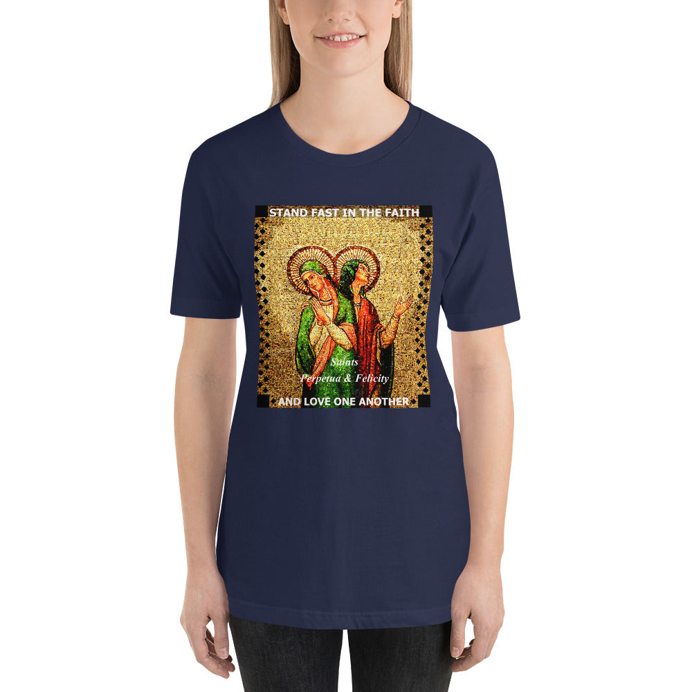 Sts Perpetua and Felicity Short-Sleeve Unisex T-Shirt (CT) - Trending Novelties & Gifts