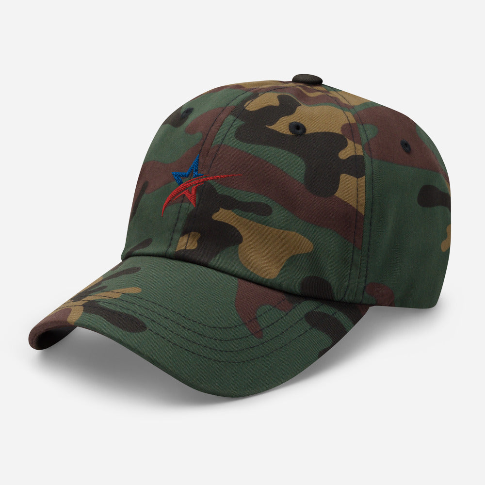 Star Spangled Embroidered Cap Dad hat