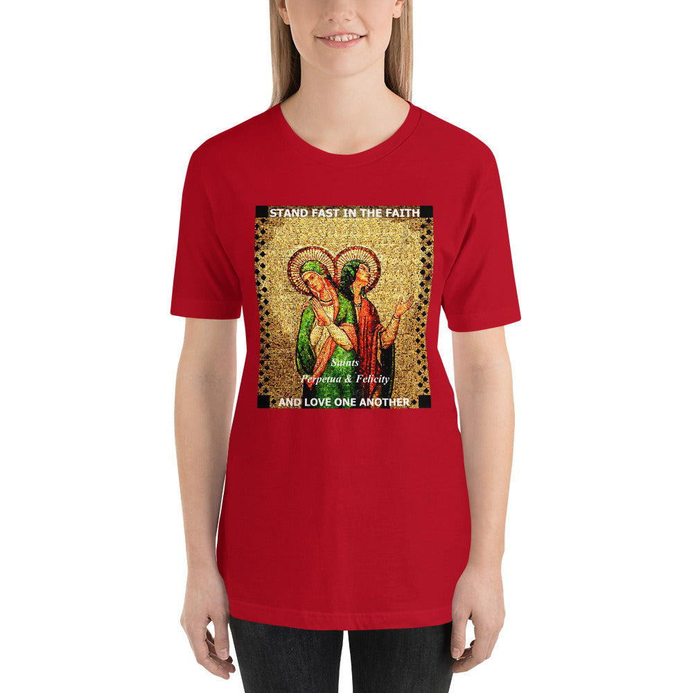 Sts Perpetua and Felicity Short-Sleeve Unisex T-Shirt (CT) - Trending Novelties & Gifts
