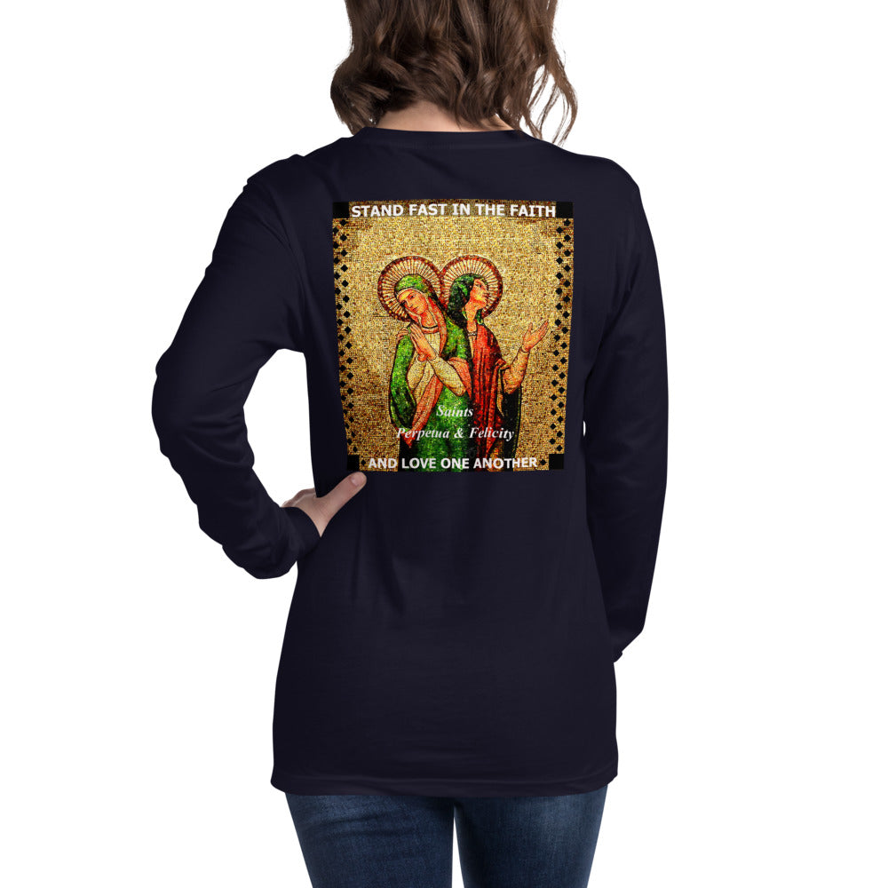 Sts Perpetua and Felicity Long Sleeve Tee