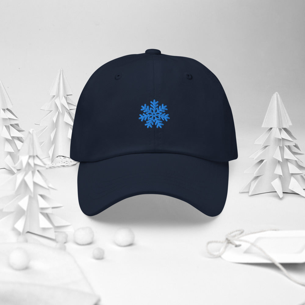 Snowflake embroidered cap Dad hat (EM) - Trending Novelties & Gifts