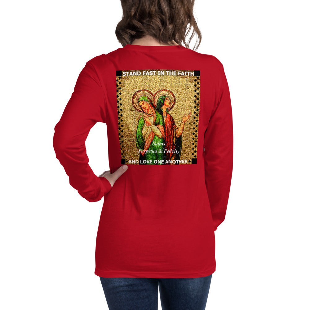 Sts Perpetua and Felicity Long Sleeve Tee