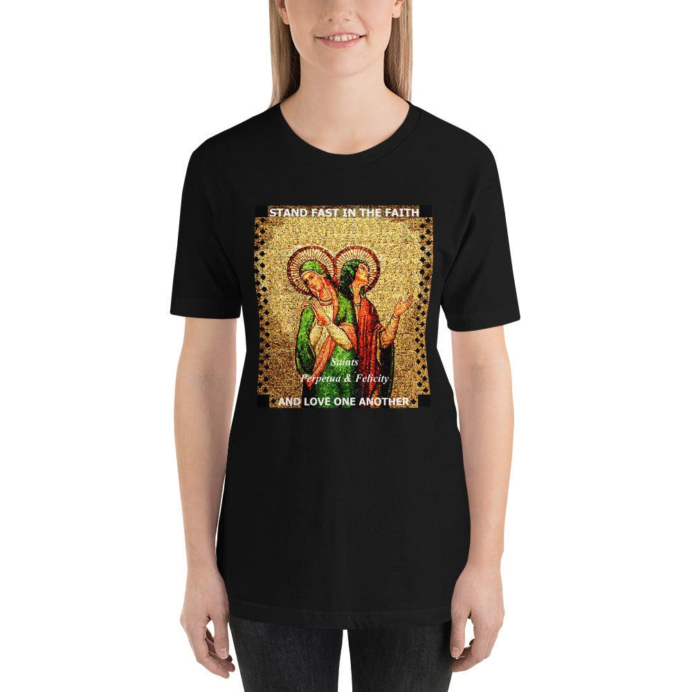 Sts Perpetua and Felicity Short-Sleeve Unisex T-Shirt (CT) - Trending Novelties & Gifts