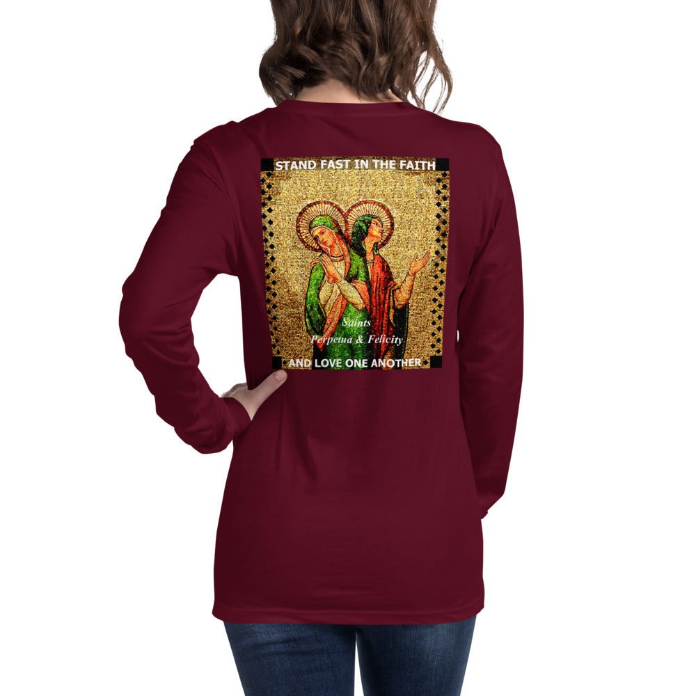 Sts Perpetua and Felicity Long Sleeve Tee