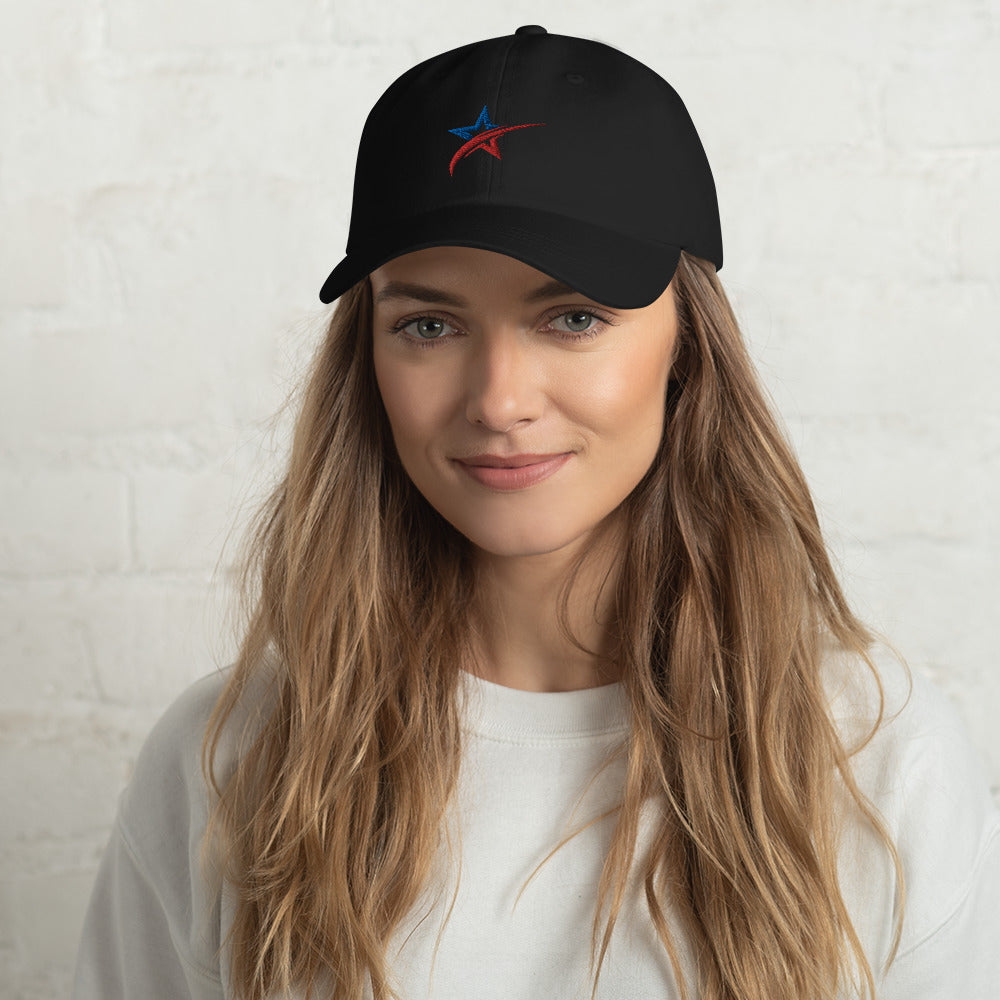 Star Spangled Embroidered Cap Dad hat