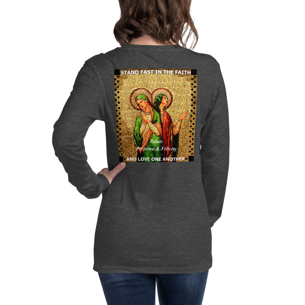 Sts Perpetua and Felicity Long Sleeve Tee