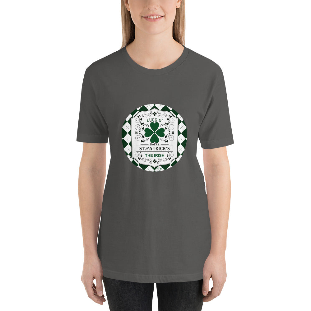 St. Patrick's Luck of the Irish Short-Sleeve Unisex T-Shirt Women - Trending Novelties & Gifts