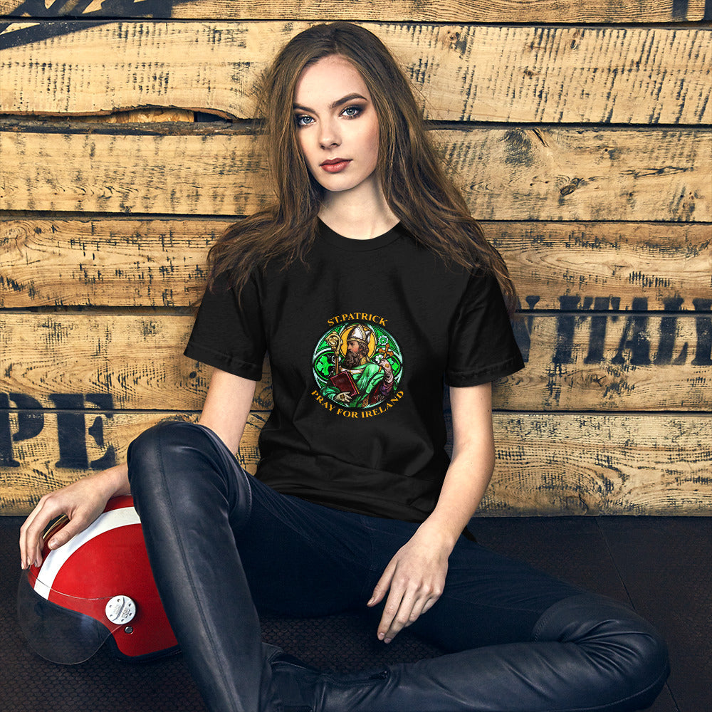 St. Patrick's Pray for Ireland Short-Sleeve Unisex T-Shirt