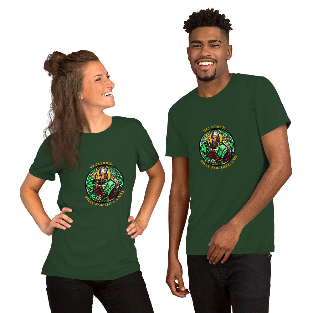 St. Patrick's Pray for Ireland Short-Sleeve Unisex T-Shirt