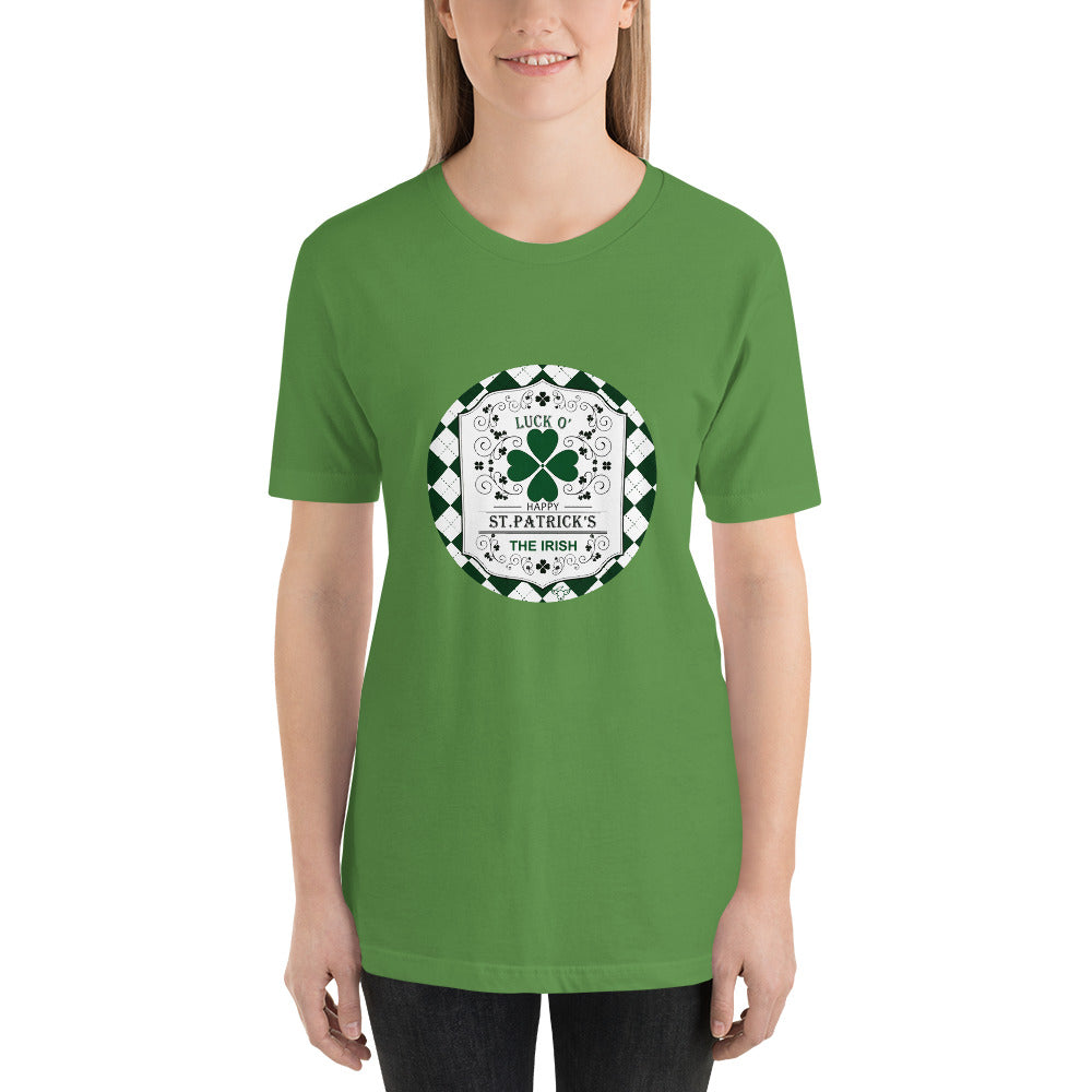 St. Patrick's Luck of the Irish Short-Sleeve Unisex T-Shirt Women - Trending Novelties & Gifts