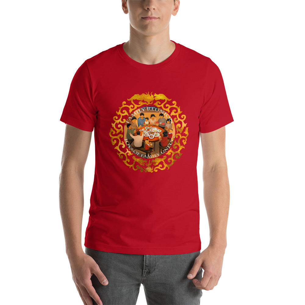 Novelty Tee, Chinese New year Family Reunion T-Shirt, (Short-Sleeve Unisex) - Trending Novelties & Gifts