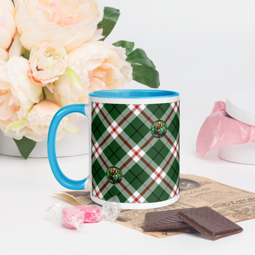 St. Patrick's Tartan Pattern Coffee Mug