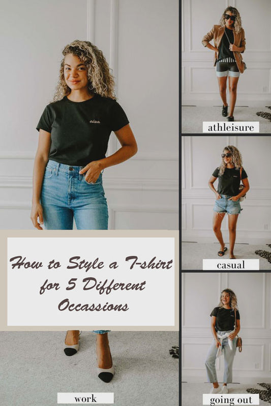 How to Style a T-Shirt for 5 Different Occasions