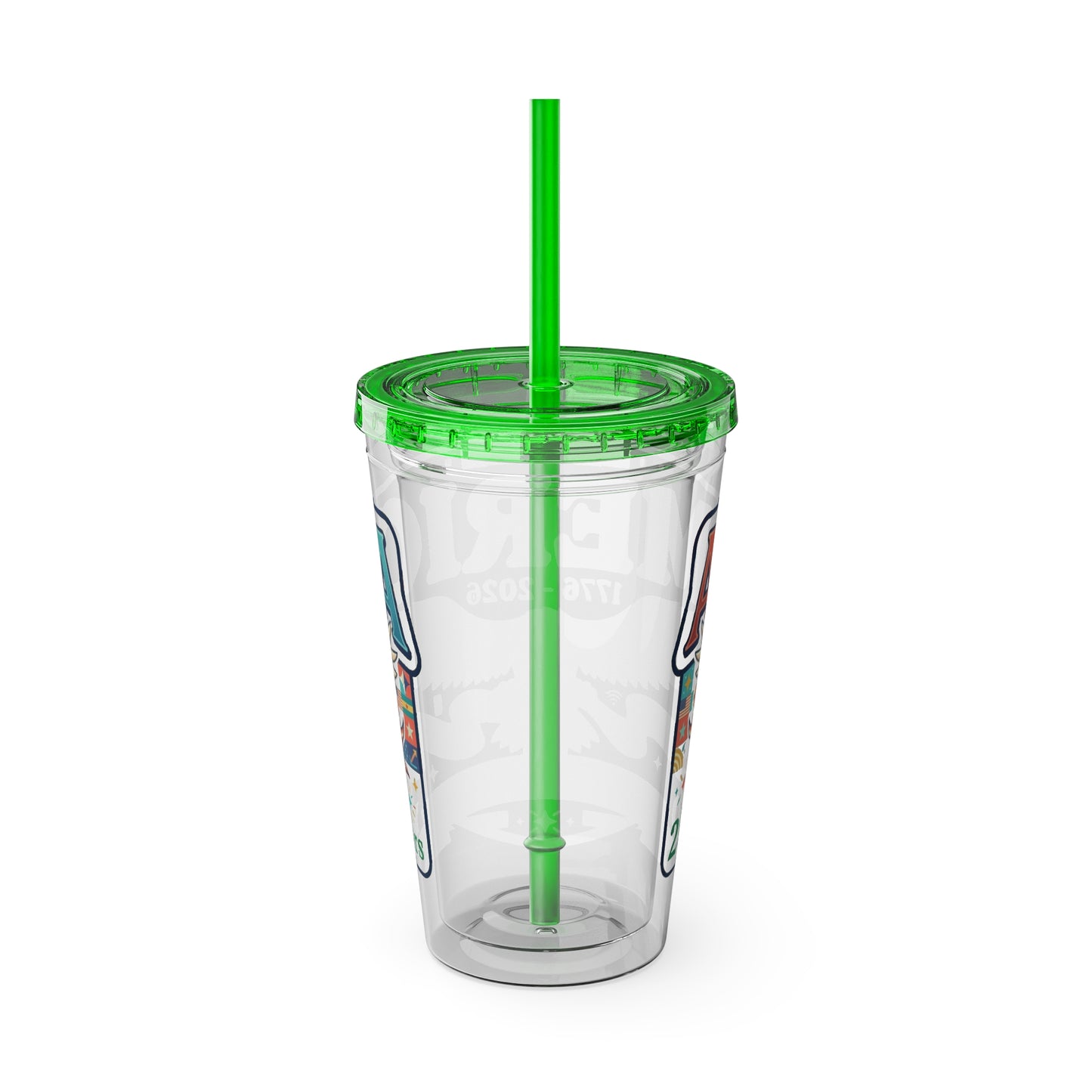 America 250 Years Eagle Tumbler with Straw |  USA 250th ANNIVERSARY Commemorative Drink Cup - Trending Novelties & Gifts