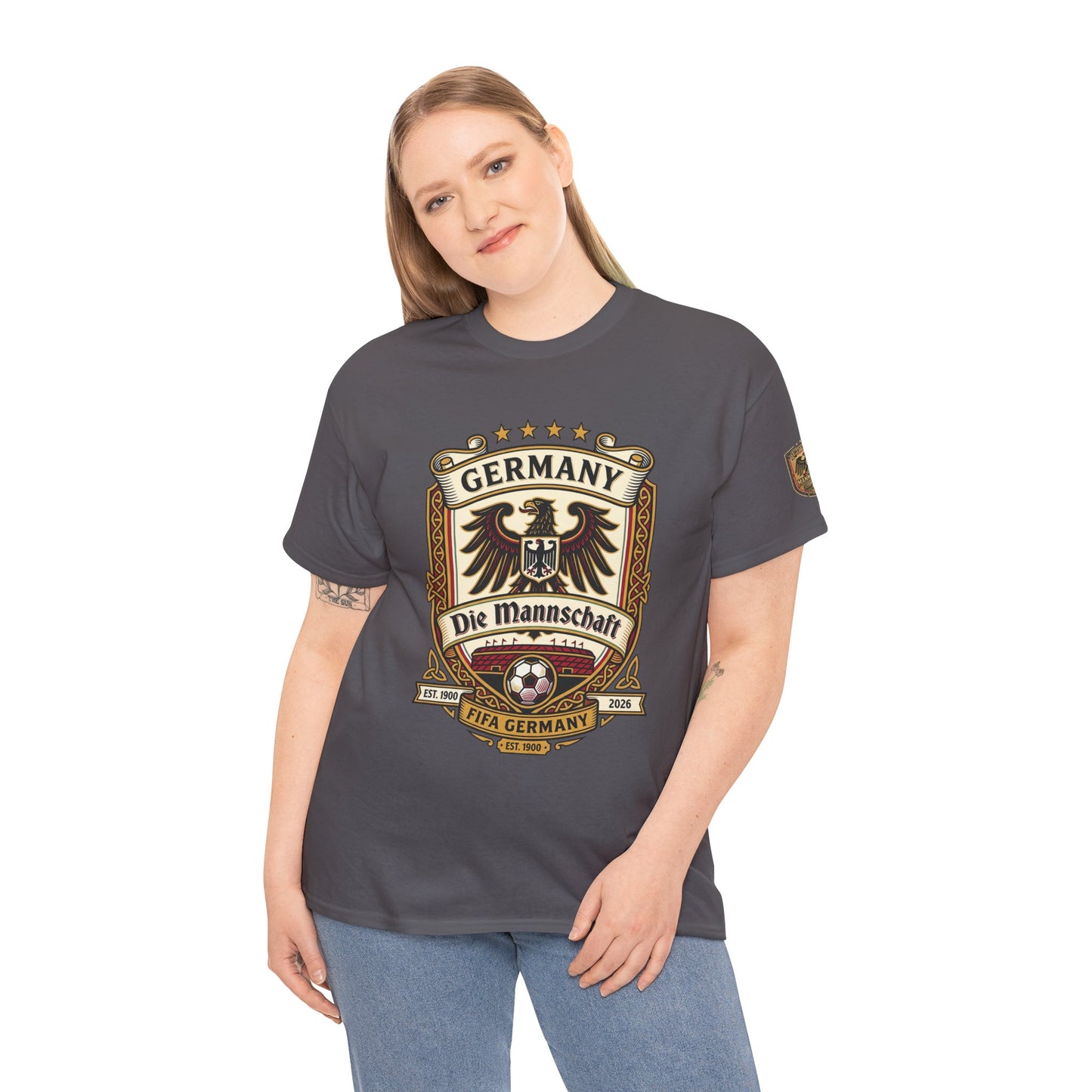 Germany Soccer Crest T-Shirt – "Die Mannschaft" Football Jersey Tee