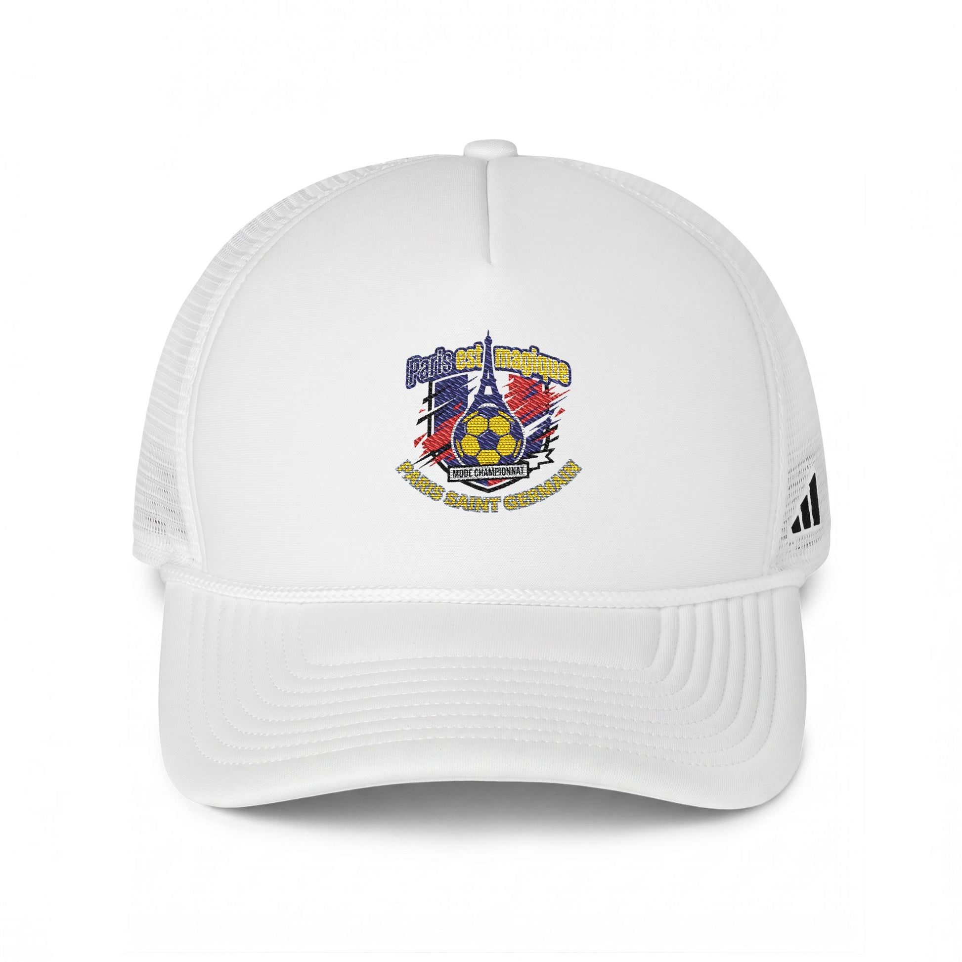 P.S.G. Soccer Fans' Trucker Cap — P.S.G. Crest "Paris est Magique" Cap - Trending Novelties & Gifts