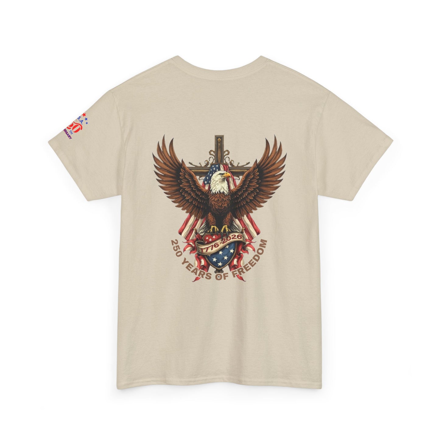 Patriotic Eagle Tee — 250 Years of Freedom Graphic T‑Shirt (USA 250th)