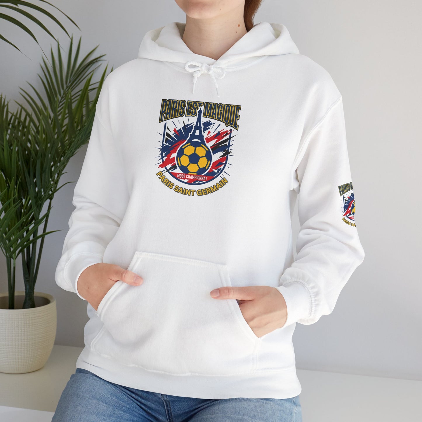 Paris Saint Germain Soccer Crest Hoodie | Paris Saint Germain Soccer Fans Hoodie