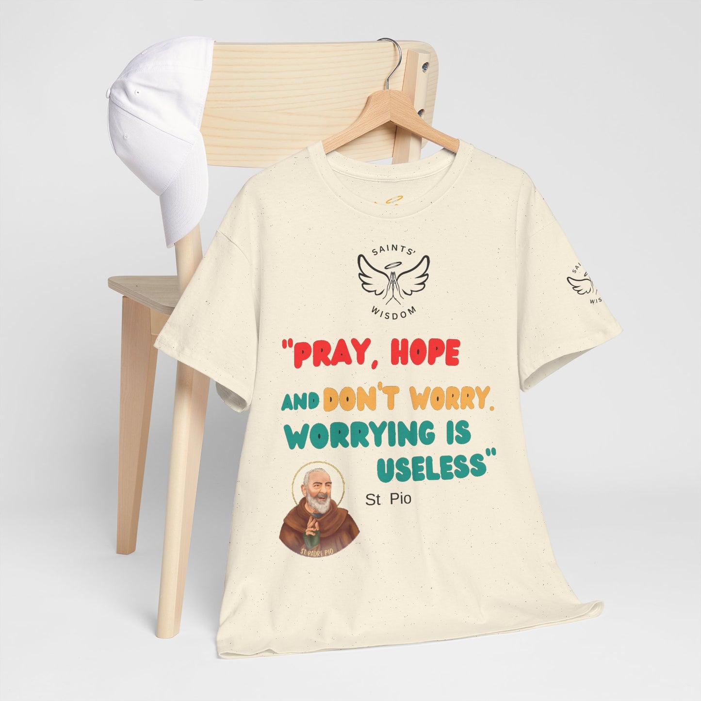 St Padre Pio Quote T-Shirt (CT)