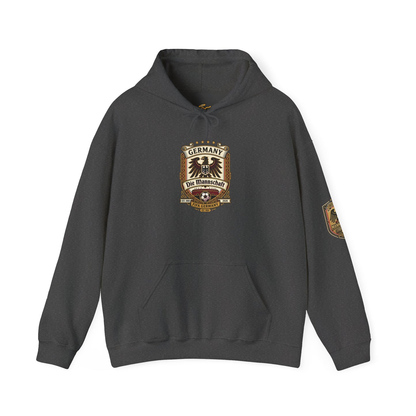 Germany Soccer Die Mannschaft Crest Hoodie – Vintage Germany Soccer Crest Pullover
