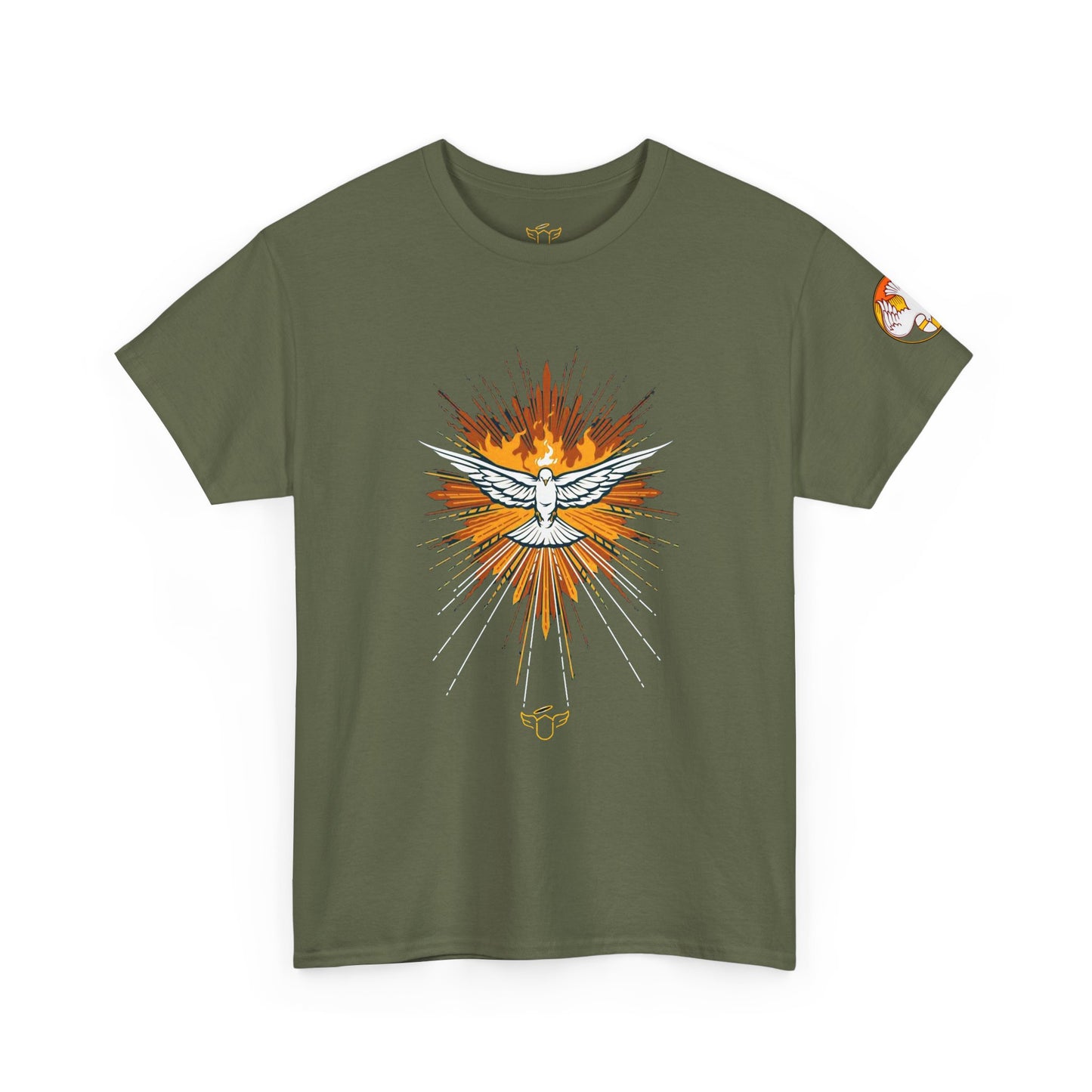 Holy Spirit Dove T-Shirt 2 — Radiant Catholic Faith Graphic Tee (CT)