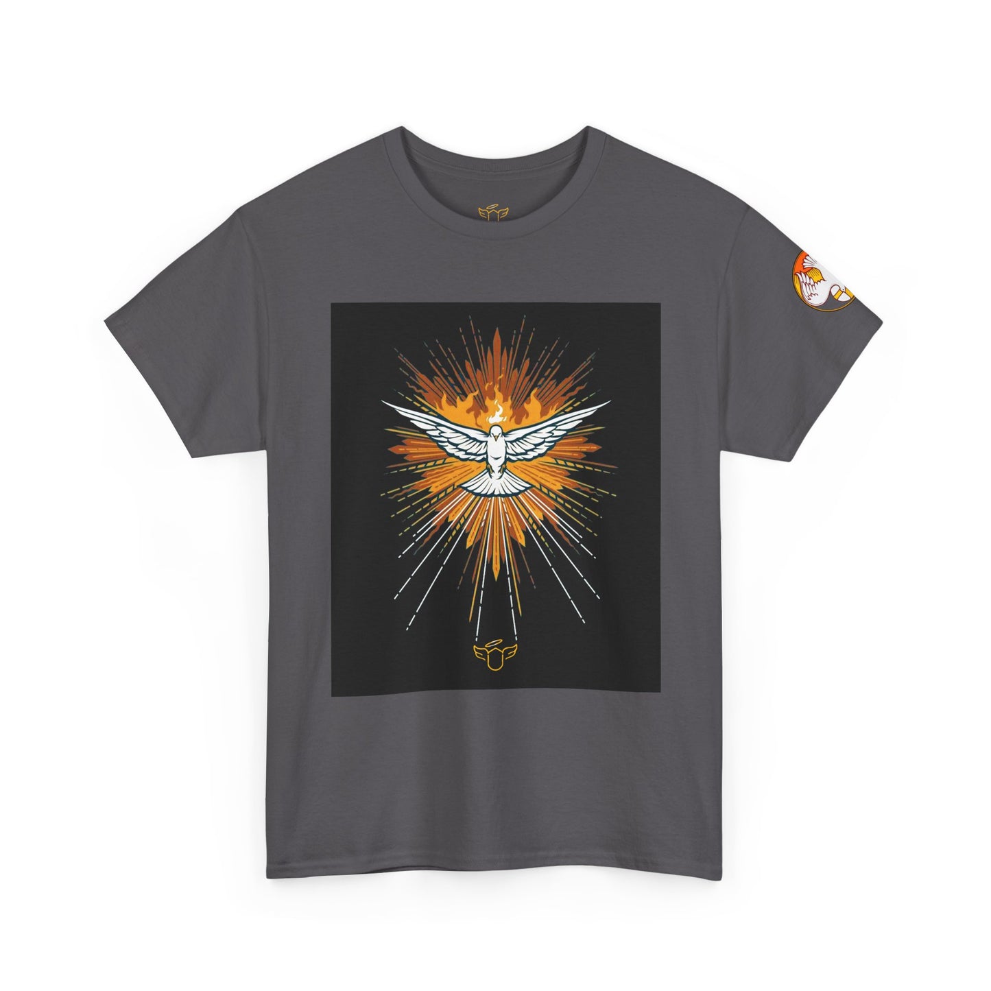 Holy Spirit Dove T-Shirt — Radiant Catholic Faith Graphic Tee (CT)